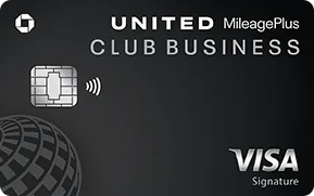 Chase United Club Business card